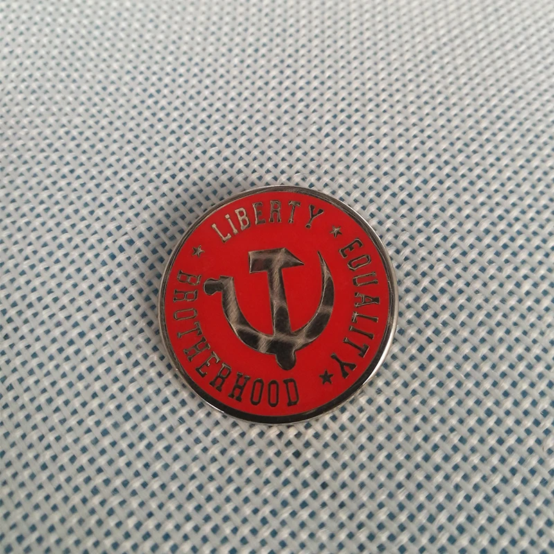 Свобода, паритет, молот и серп, Коммунистический символ, Socialism Motto Marxists, socialist, значок