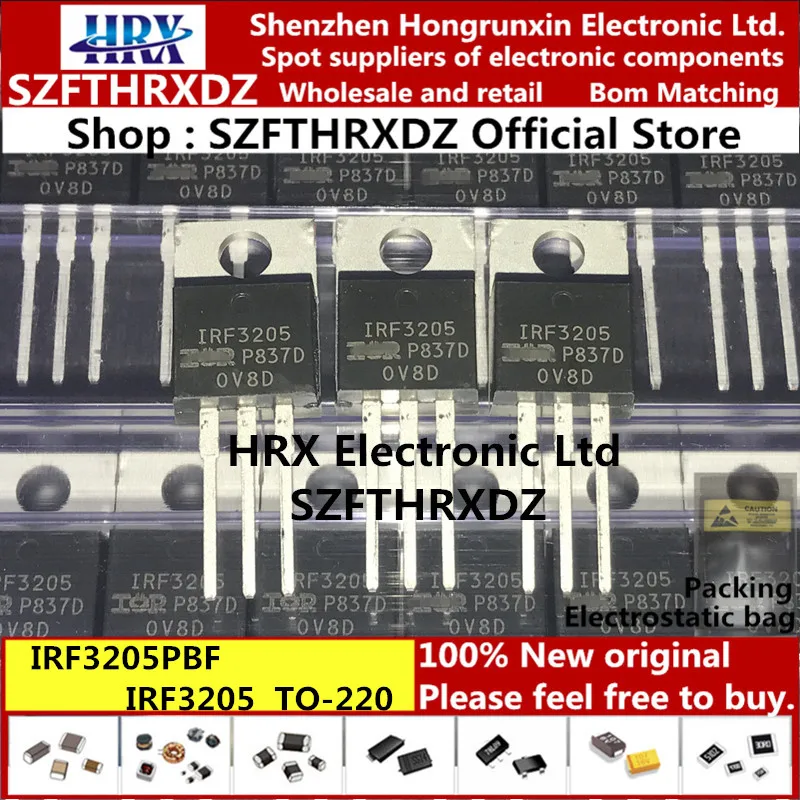 IRF3205PBF TO220 IRF3205 TO-220 50 шт/трубка(10PCS-20PCS-50PCS-100PCS