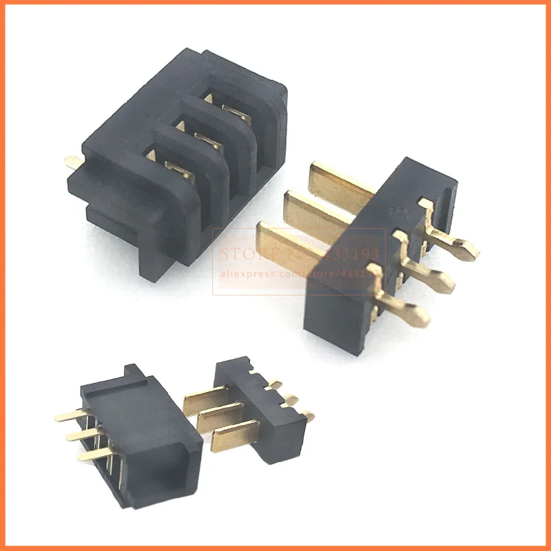 10 пара/лот 3Pin разъем для аккумулятора ноутбука гнездовой и мужской Гнездовой 90