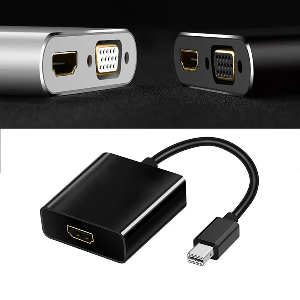 Buyincoin M/F Thunderbolt мини DisplayPort к HDMI совместимый адаптер для MacBook Pro Air iMac 1080p #290429|Кабели