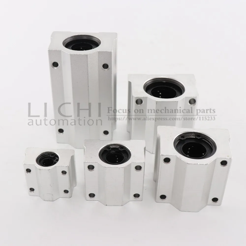 SC6UU SCS6UU SCS8UU SCS10UU SCS12UU SCS16UU SCS20UU Линейный шарикоподшипник блок для вала 3d priter ЧПУ маршрутизатор мотор
