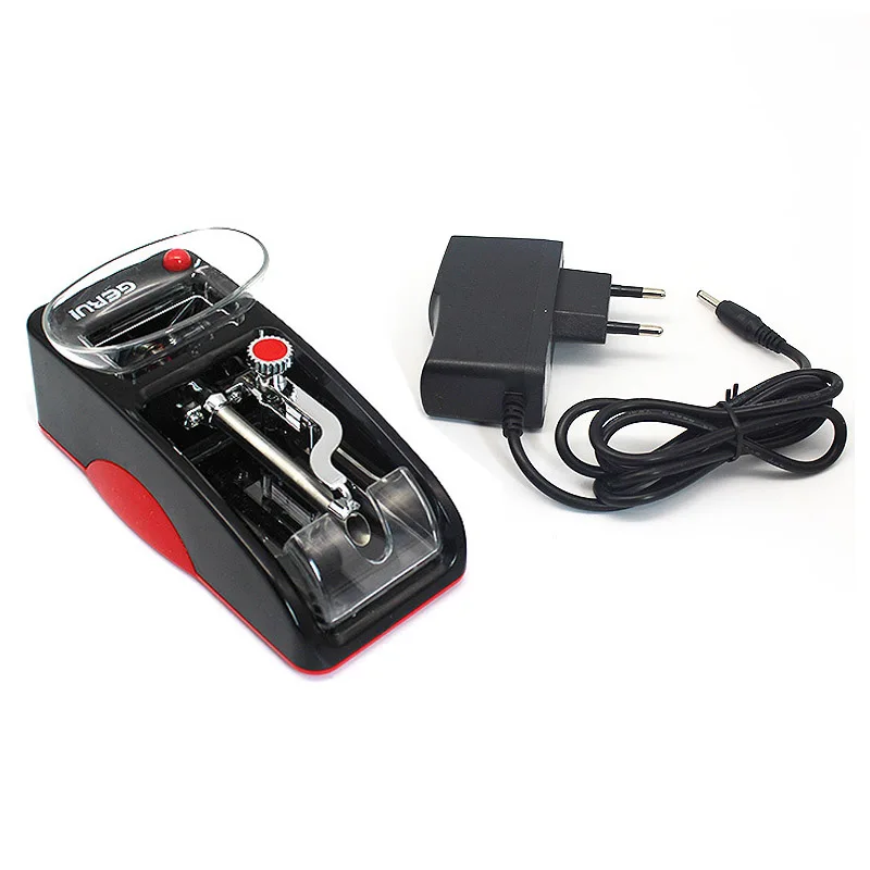 Red EU Plug Электрическая автоматическая сигаретная прокатная машина сигаретная трубка Автоматическая табачная машина роликовая машина ЕС США вилка - Цвет: Red EU Plug