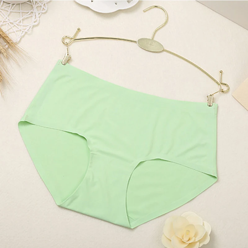 DEWVKV женские трусы сексуальные со средней посадкой удобные яркие ледяной шелк