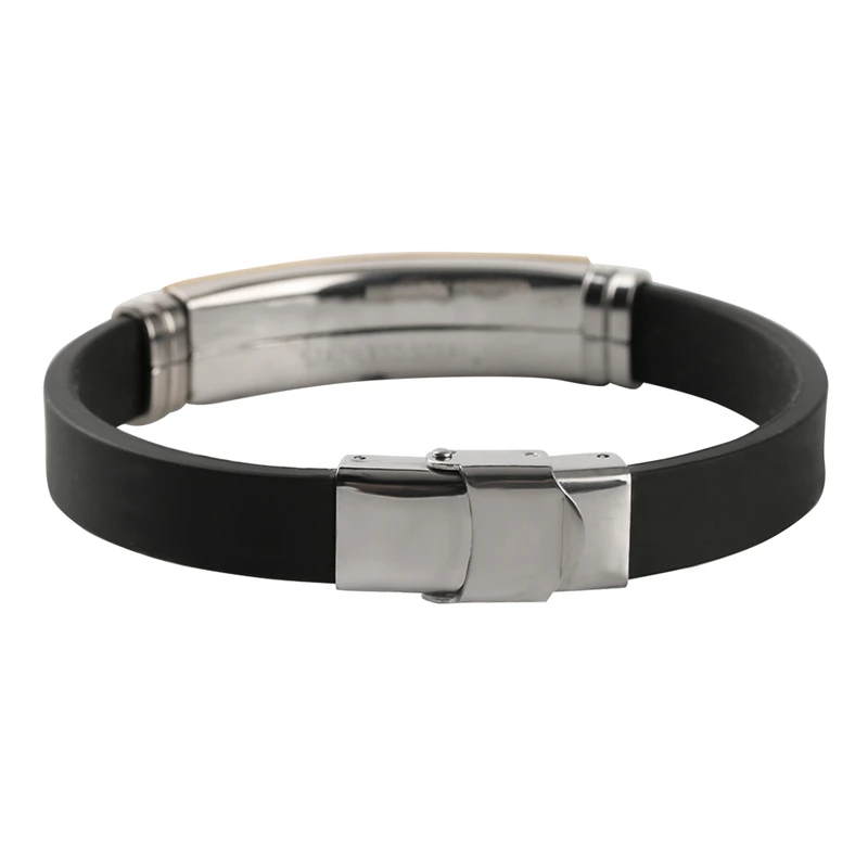 2018 новые модные спортивные мужские золотые ювелирные изделия силиконовые