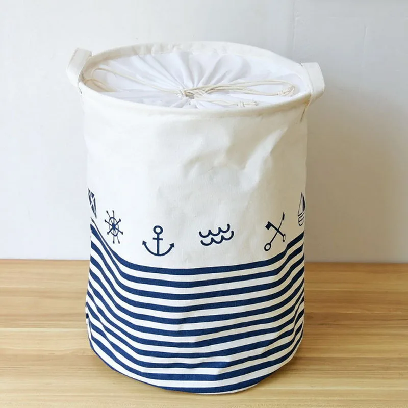 Хит продаж пыле хлопок Ткань хранения корзины для белья и препятствуют со