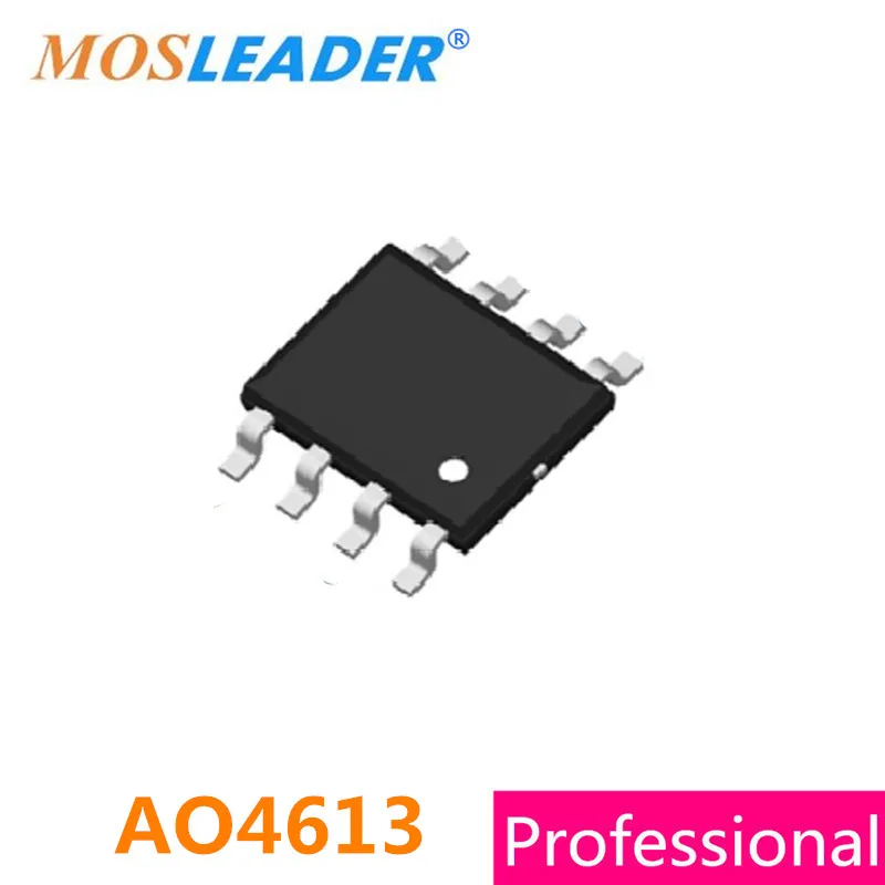 

Mosleader AO4613 SOP8 100PCS 1000PCS 30V 7.2A -6.1A Dual P + N-Channel MOSFET High quality