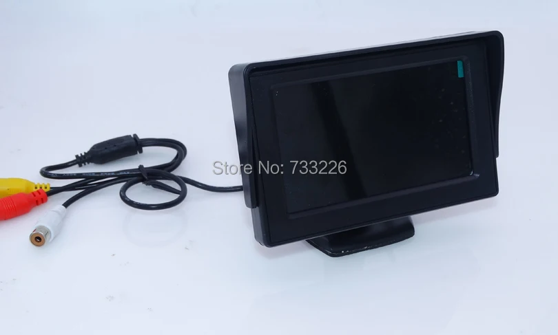 Парковочная видео 4 3 &quotTft Lcd цветная камера + 4IR заднего вида с ночным видением для