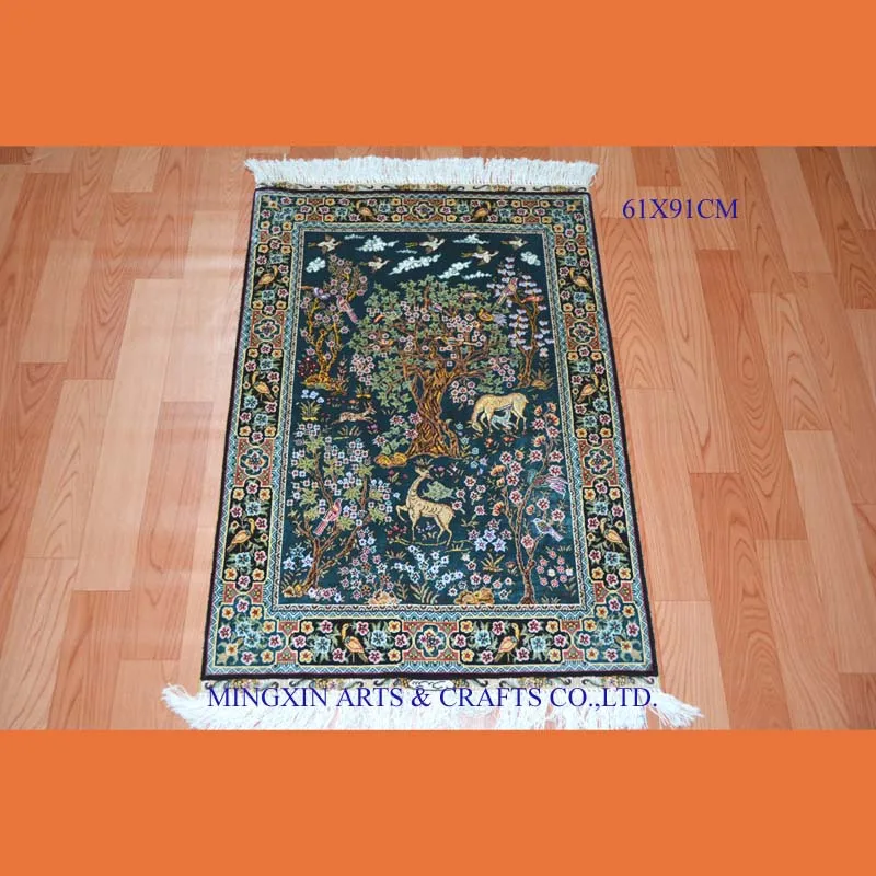 61 x 91 см 2x3ft 100% handknotted шелка ковер / ковры оптовая продажа цена хороший цвет
