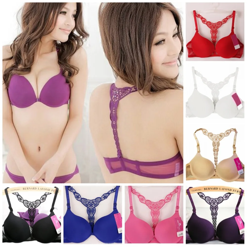 Новый модный сексуальный бюстгальтер с застежкой спереди красивые бюстгальтеры