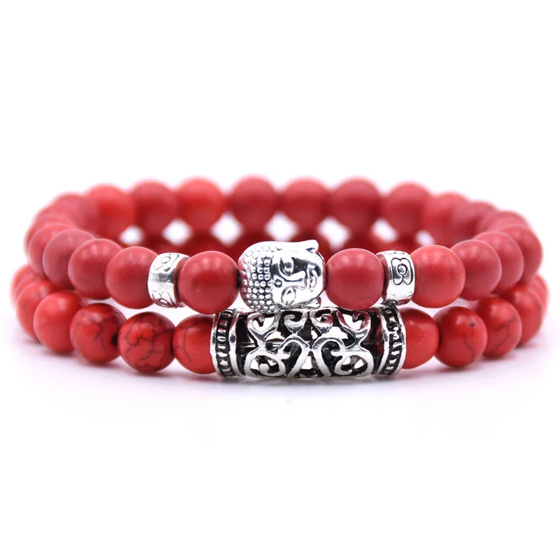 Men Women Beads Bracelet Beaded Black Lava Stone Prayer Buddha sets for and Mens Pulseras | Украшения и аксессуары