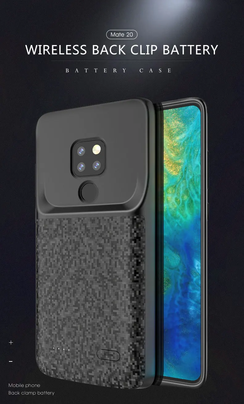 TOPZERO Мягкий силиконовый чехол для зарядного устройства для huawei mate 20 Pro power bank чехол для huawei mate 20 Lite power чехол Fundas
