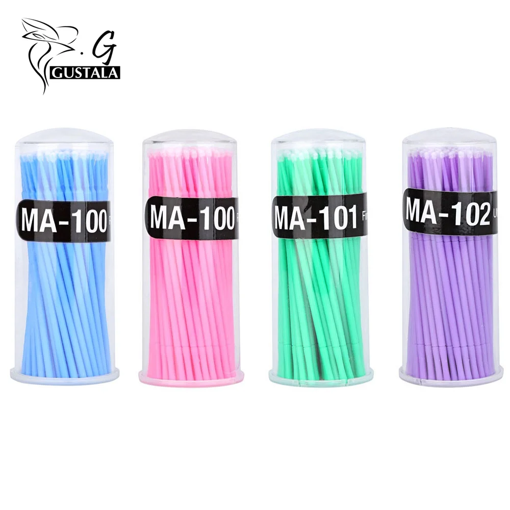 Одноразовые кисти для макияжа Gustala 100 шт./упак. индивидуальные инструменты