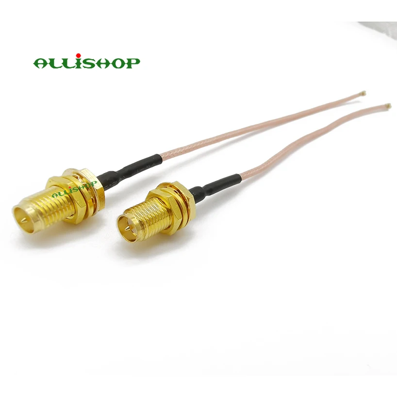 Кабель ALLISHOP RF Pigtail RP SMA разъем для U. FL/IPEX Mini PCI RG178 15 см|connector female|connectors for cablesconnector cable |
