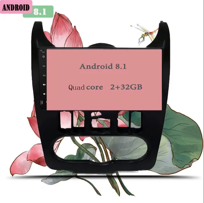 Android 8.1 2G 32G Автомобильный мультимедийный плеер T8 Android 8,1 для Renault Logan 2009-2013 Sendero Dacia Logan 2008-2012 Duster Sandero головное устройство - Цвет: Android 8.1 2G 32G