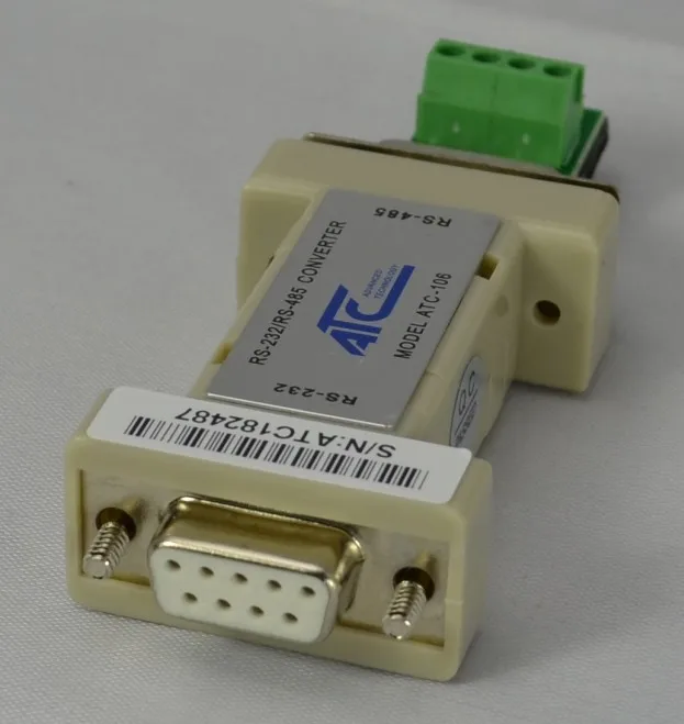 ATC-106 пассивный RS-232-RS-485 преобразователь интерфейса (четырехбитный терминал) преобразователь moxa tcf 142 s sc t rs 232 422 485 в одномодовое оптоволокно разъем sc