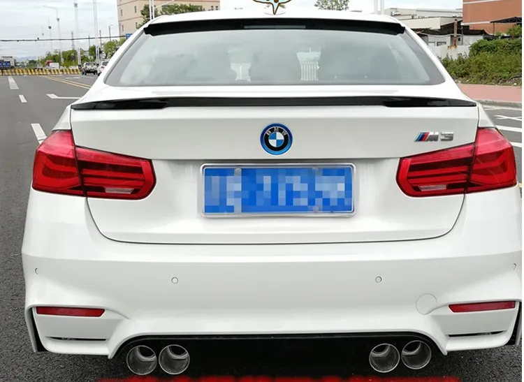 Новинка спойлер для BMW F30 F35 F80 3 серии заднее крыло багажника из АБС пластика стиль