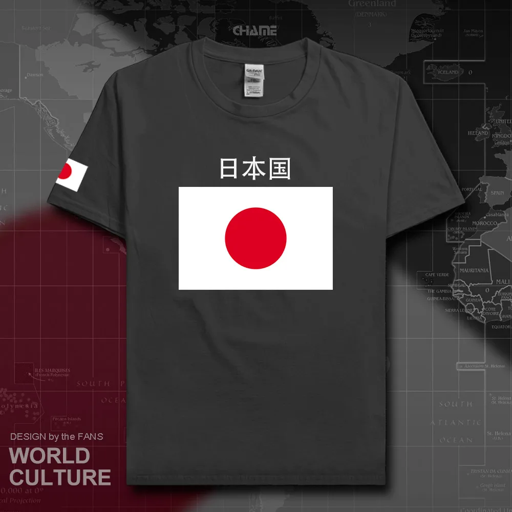 Японская футболка Nippon Мужская 2019 хлопковые футболки национальной команды 100%