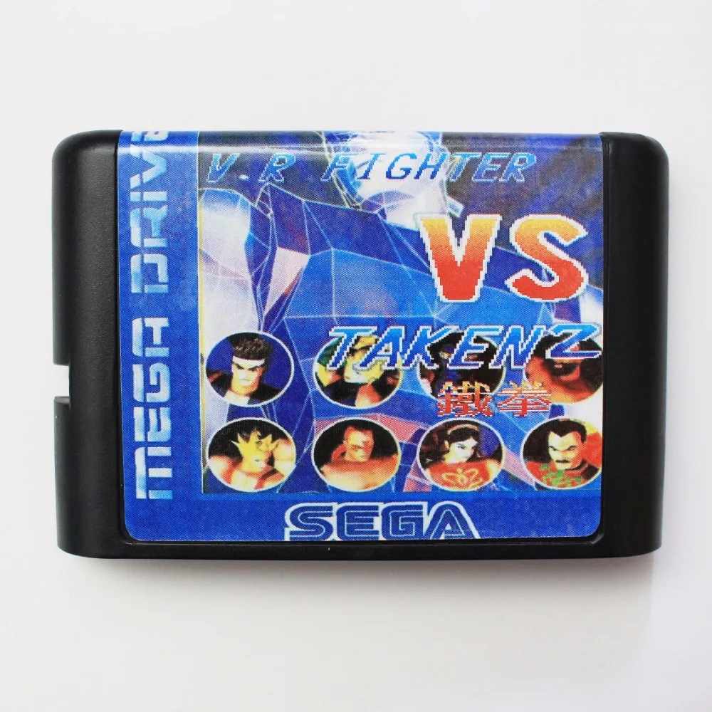 

Take 2 VS V.R Fighter 16 bit MD игровая карта для Sega Mega Drive для Genesis