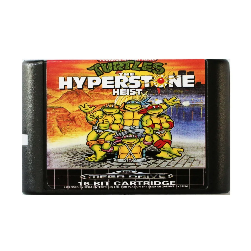 Игра черепахи Hyperstone Heist 16 бит MD карта для Sega Mega Drive SEGA Genesis|Картриджи| |