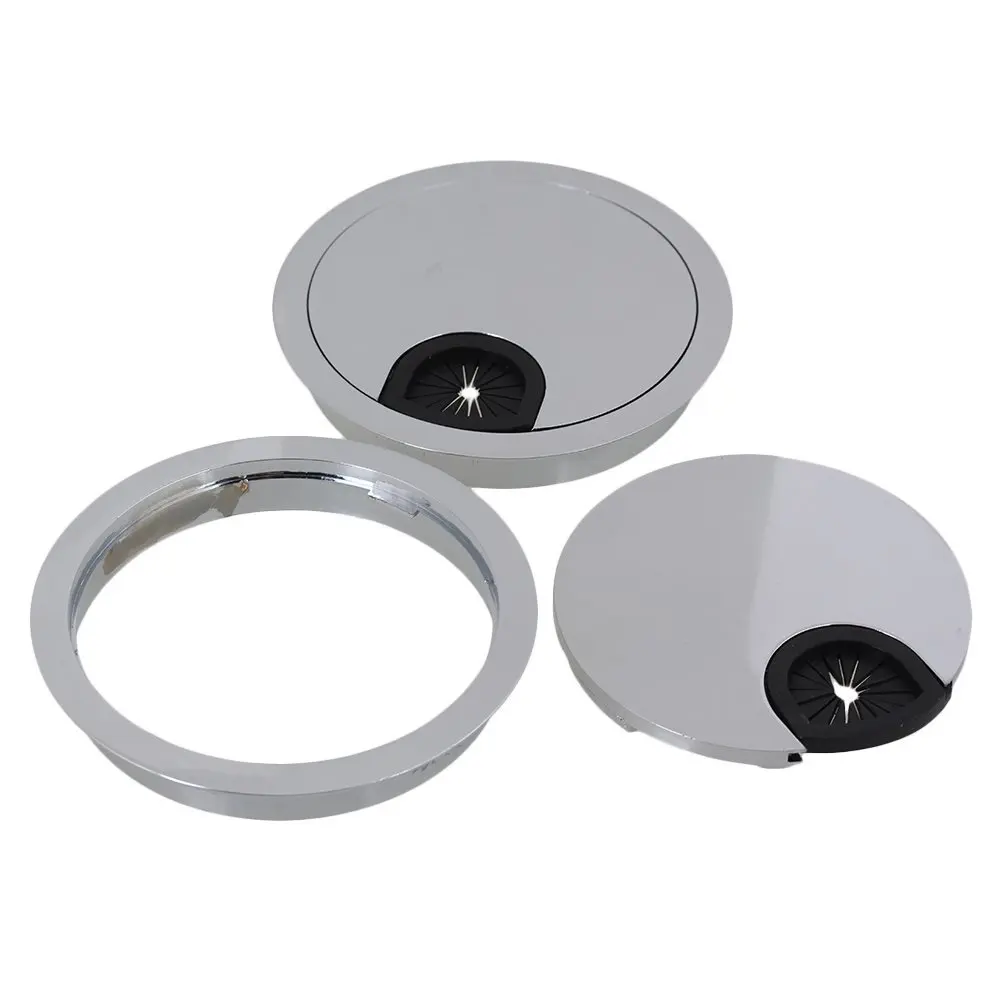 Диаметр отверстия 80 мм яркие серебряные вставки из цинкового сплава для