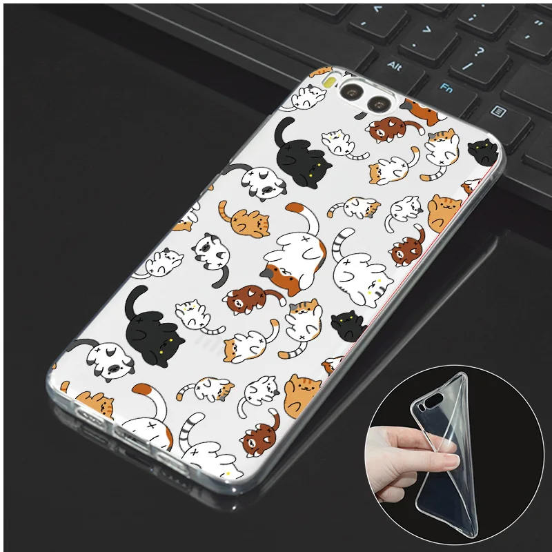 L8194 DREAMFOX L513 милый Кот силиконовый чехол-накладка из мягкого ТПУ чехол крышка для Xiaomi Mi Note 2, 3, 4, 5, 6, 8 SE M5 4C 4S 5C 5S 5X 6X A1 плюс - Цвет: L8194