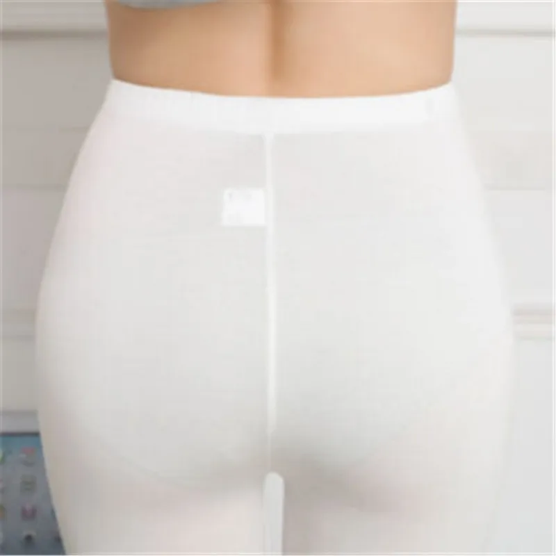 Укороченные Леггинсы одного размера женские кружевные брюки облегающие