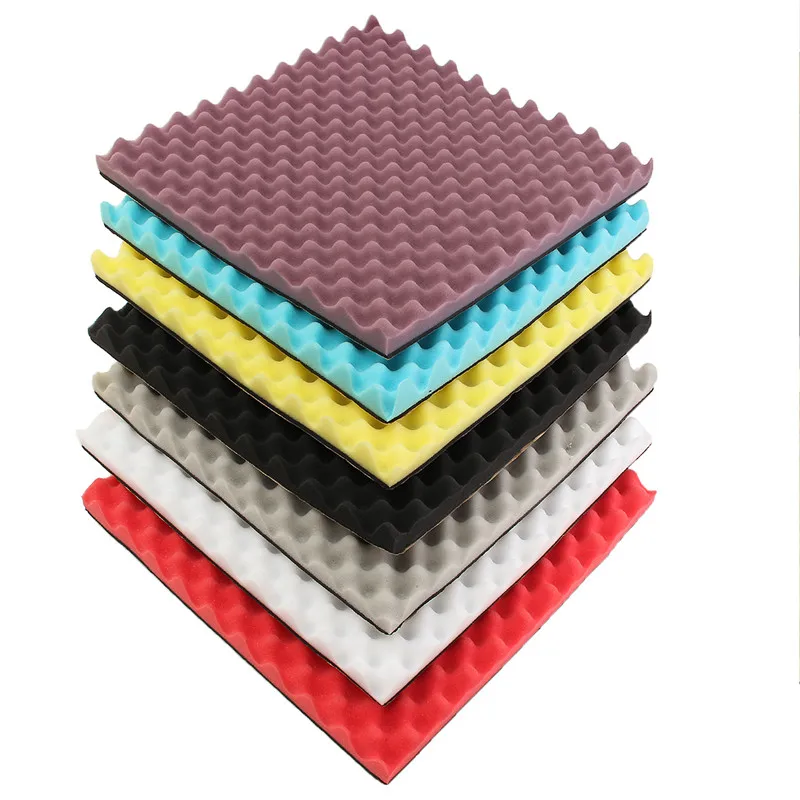 500x500x50 мм Звукоизоляционная пена акустическая Звукопоглощающая Пирамида студия губка барабана обработка комнаты клиновые плитки контроль шума