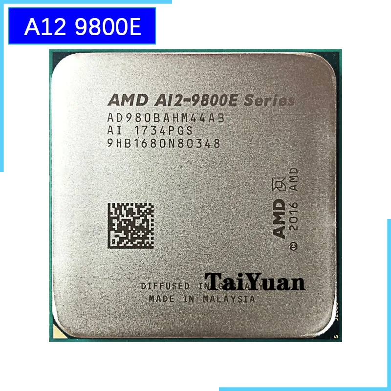 AMD A12-Series A12 9800E 9800 E 3 1 ГГц четырехъядерный процессор AD9800AHM44AB/ad980m разъем AM4 satmak |