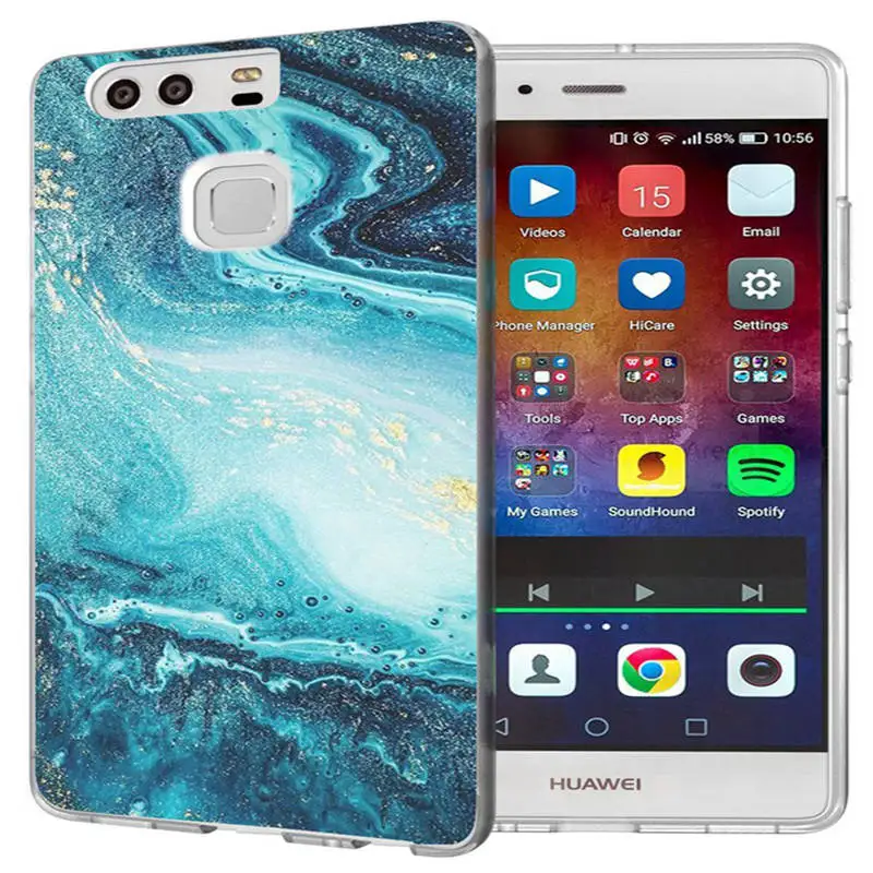 Чехол для Huawei P9 Lite/P8 Lite/P10Lite Y5 II 2 Y5ii Y6 компактный мягкий чехол из ТПУ с узором
