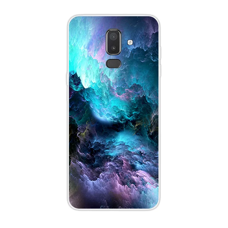 Чехол с волком для Samsung Galaxy J4 J6 J8 2018 EU S9 Plus Защитная силиконовая сумка телефона J7 2016