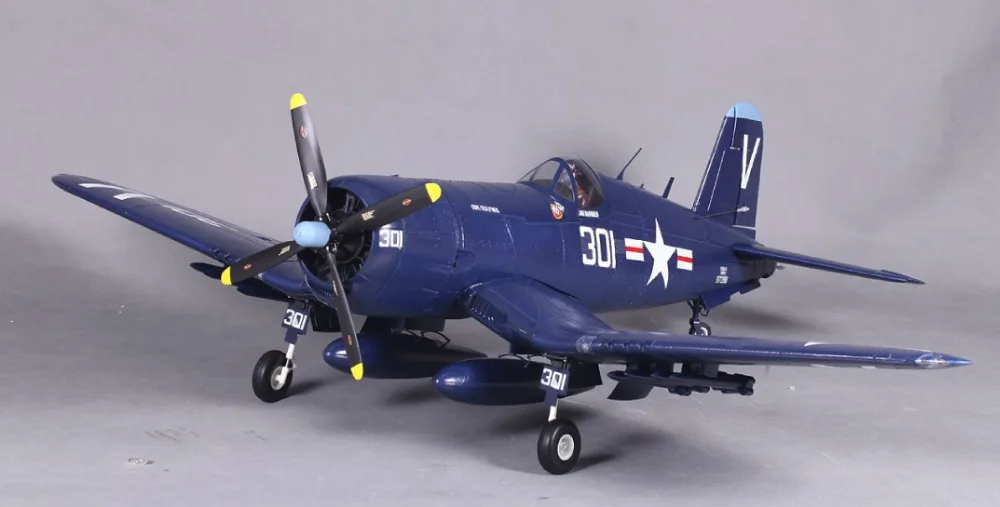 FMS 1400 мм/1 4 м оригинальная Warbird F4U Corsir Blue новейшая версия PNP большие масштаб