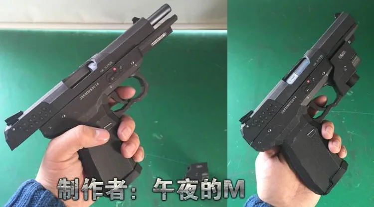1:1 FN57 пистолет без стрельбы 3D бумажная модель для рукоделия игрушечный подарок