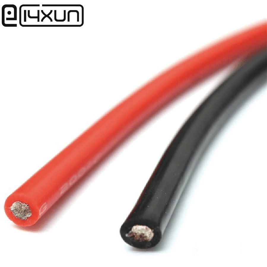 1 5 м красный и черный силиконовый провод 10AWG термостойкий мягкий | Электрические провода -32965008252