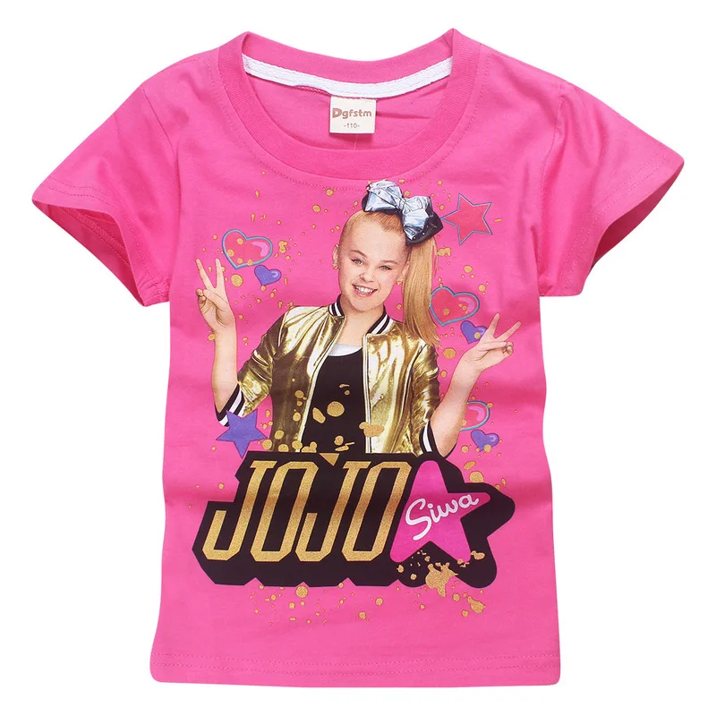 Лидер продаж JoJo siwa Моана тролли футболка из 100% хлопка с короткими рукавами для