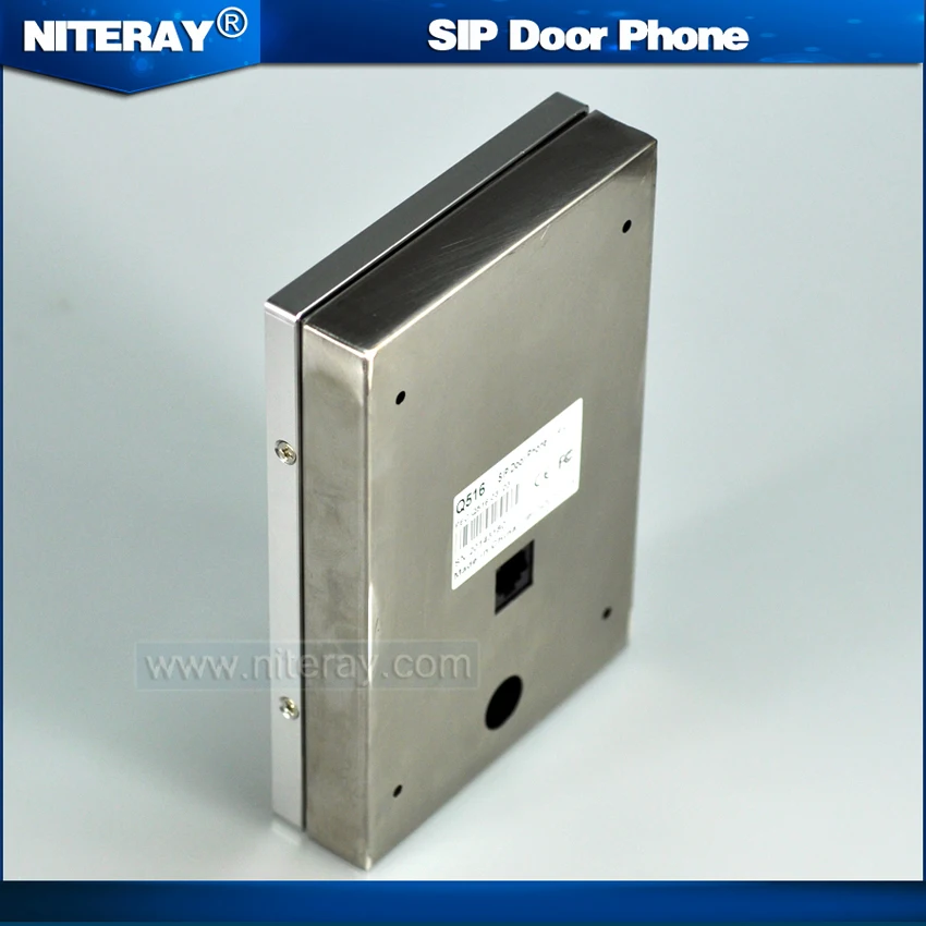 Низкая цена sip-телефон двери voip домофон RFID система входных дверей Q516 |