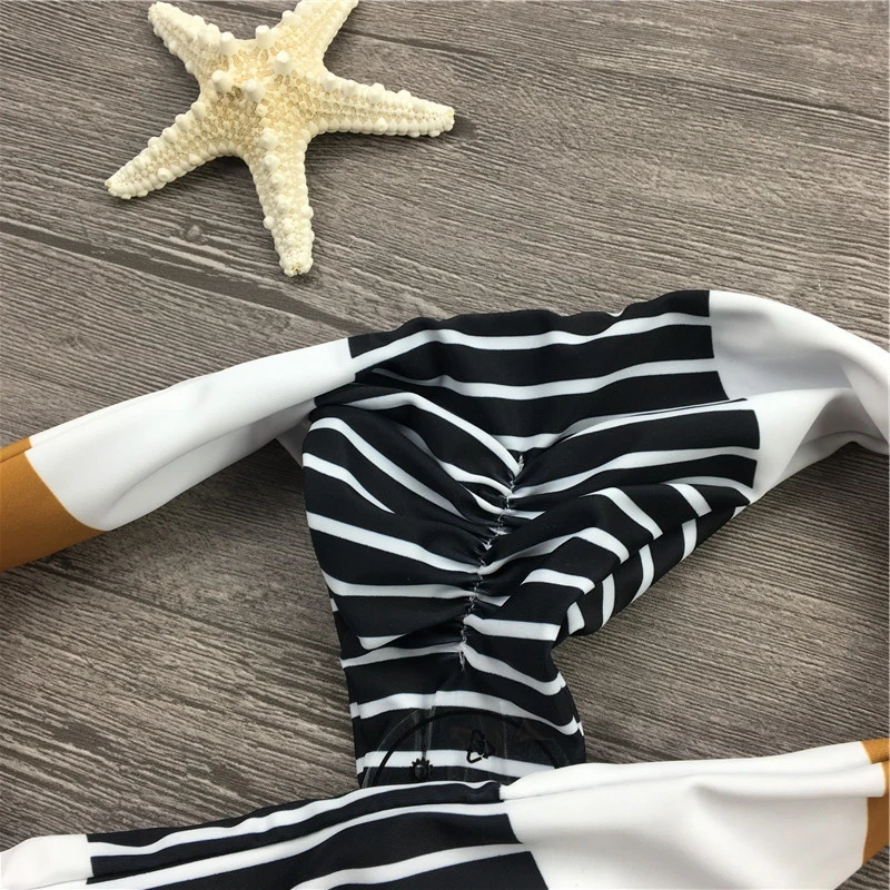 Сексуальный бразильский купальник бикини с принтом недорогой Купальник бандо