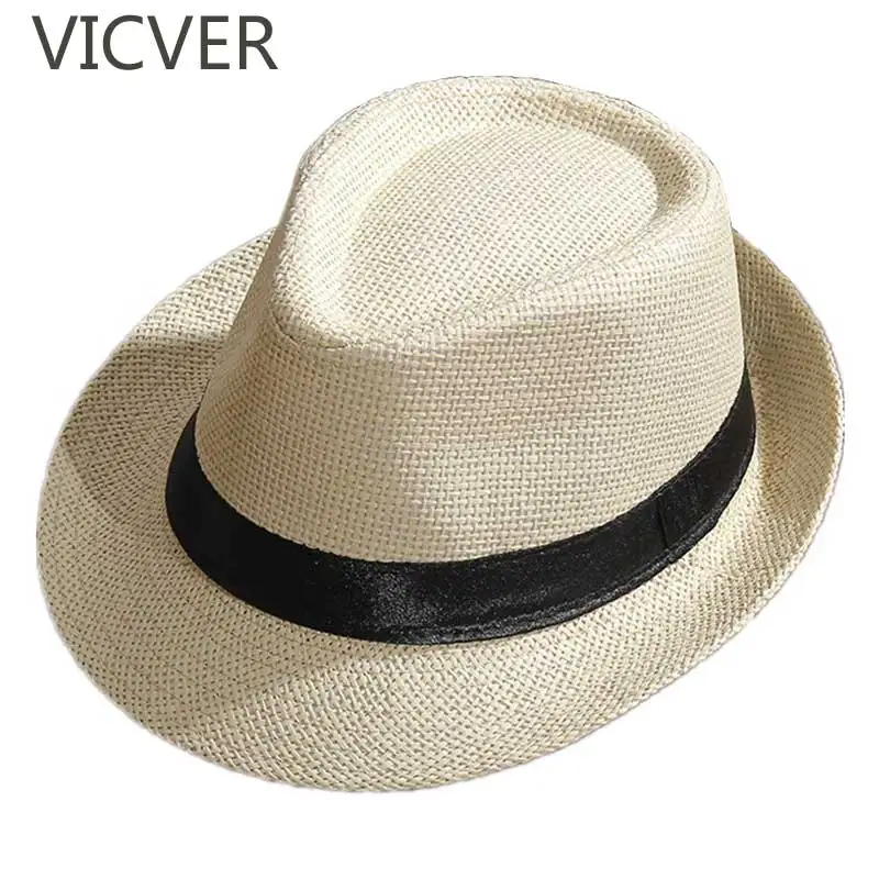 2019 Детская летняя соломенная шляпа от солнца пляжные панамки для женщин и мужчин