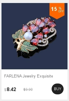 FARLENA ювелирные изделия Посеребренная Теннисная ракетка в форме броши инкрустация с микро кубическим цирконием модные хрустальные Броши Булавки