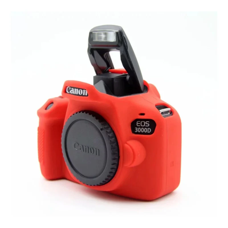 Силиконовый чехол для корпуса мягкая сумка камеры защитная рамка Canon EOS 3000D 4000D Rebel