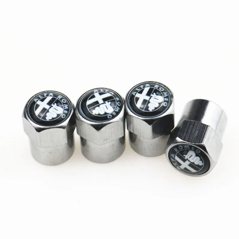 Car Styling Valves Caps Case For Alfa Romeo Mito 147 156 159 166 Car-Styling Auto Wheel Tyre Tire Stem Air Covers 4pcs/lot | Автомобили и