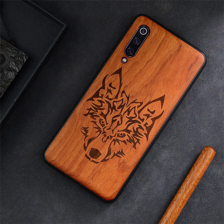 6 Изготовленный На Заказ резной деревянный чехол для Xiaomi Mi 9 SE чехол funda для Xiaomi mi 9 mi 8 se mi8 lite mix 3 2 2s деревянный ТПУ защитный чехол - Цвет: 6