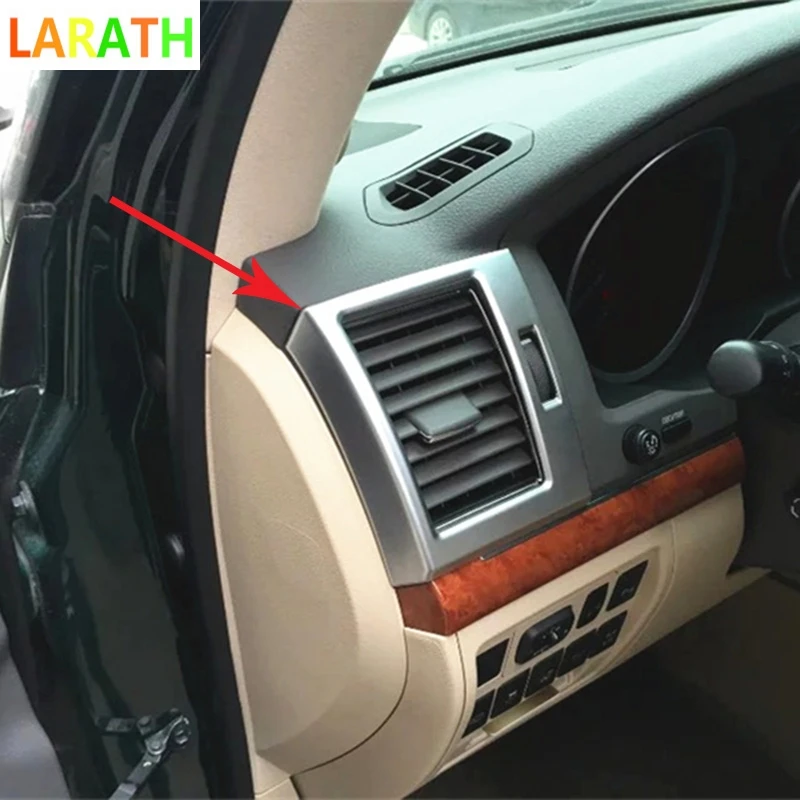 Для Toyota Land Cruiser LC200 2008 2016 ABS хромированный Автомобильный интерьер кондиционера