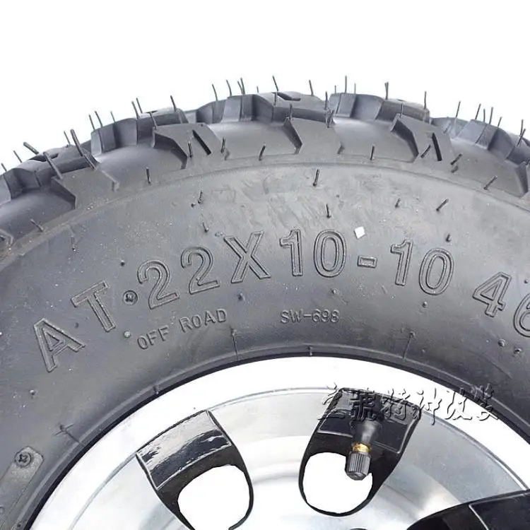 GO KART картинг детская коляска ATV UTV 22X10 10 дюймов колеса бескамерных шин с Алюминий