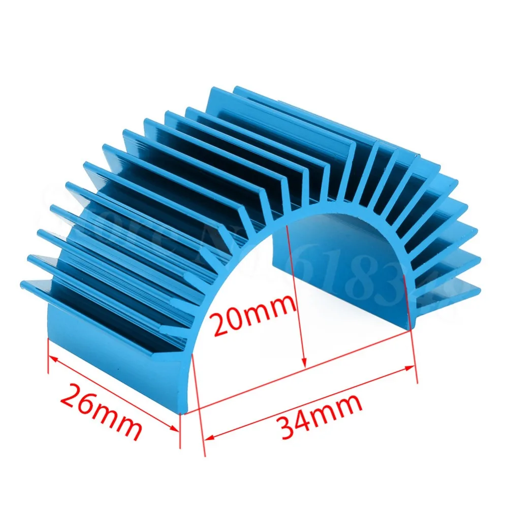 

Universal Aluminum Motor Heatsink For 540 550 3650 Size Fit 1/10 Tamiya HSP Redcat Exceed RC Model Car Replacement Spare Parts