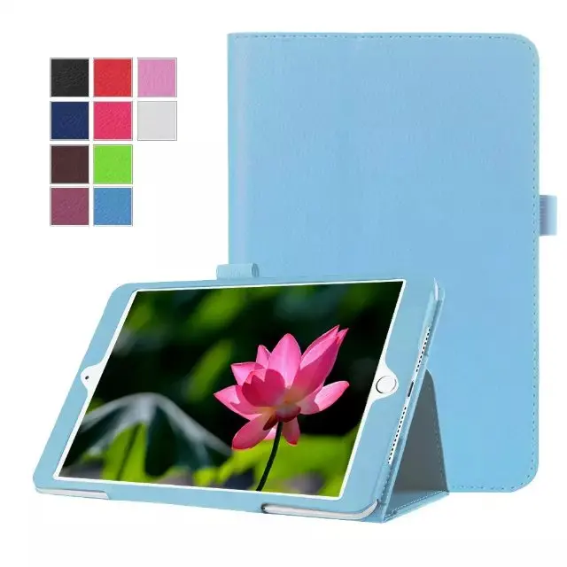 Simple Design Litchi Grain PU Leather Case Cover For iPad Mini 4 Mini4 Tablet PC Smart Cover+Stylus | Компьютеры и офис