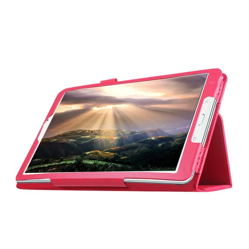 Для Samsung T560 Роскошный кожаный чехол подставка для Galaxy Tab E 9 6 T561 планшет + защита