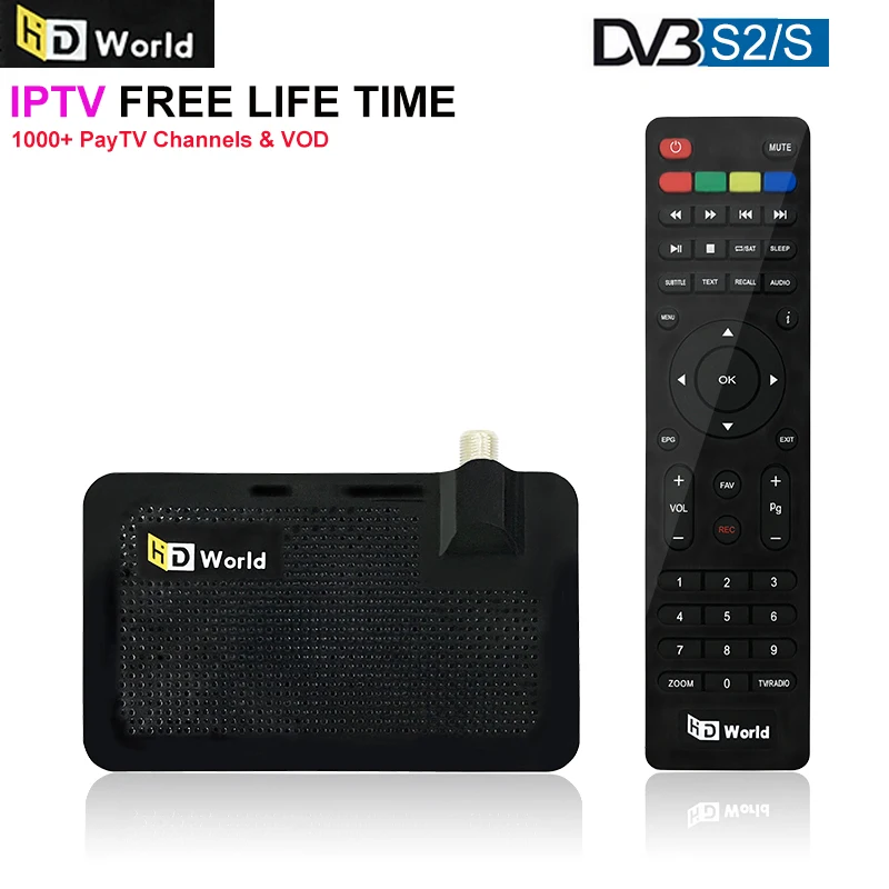 Мир HD H6 жизни декодер спутникового ТВ приемник DVB-S/S2 действительный CCCAM 1000+ Pay ТВ Каналы и VOD рецепторов youtube