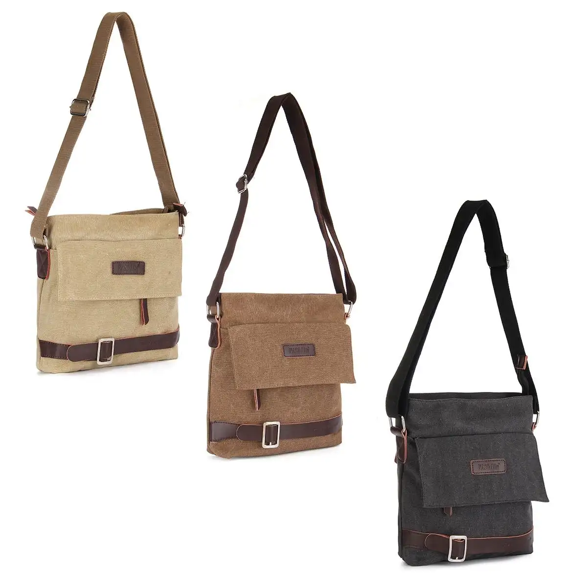 Practical Business Messenger Bags Men Canvas Crossbody Bag pack Shoulder Bags Male Handbag Canvas Messenger Bags Men Student