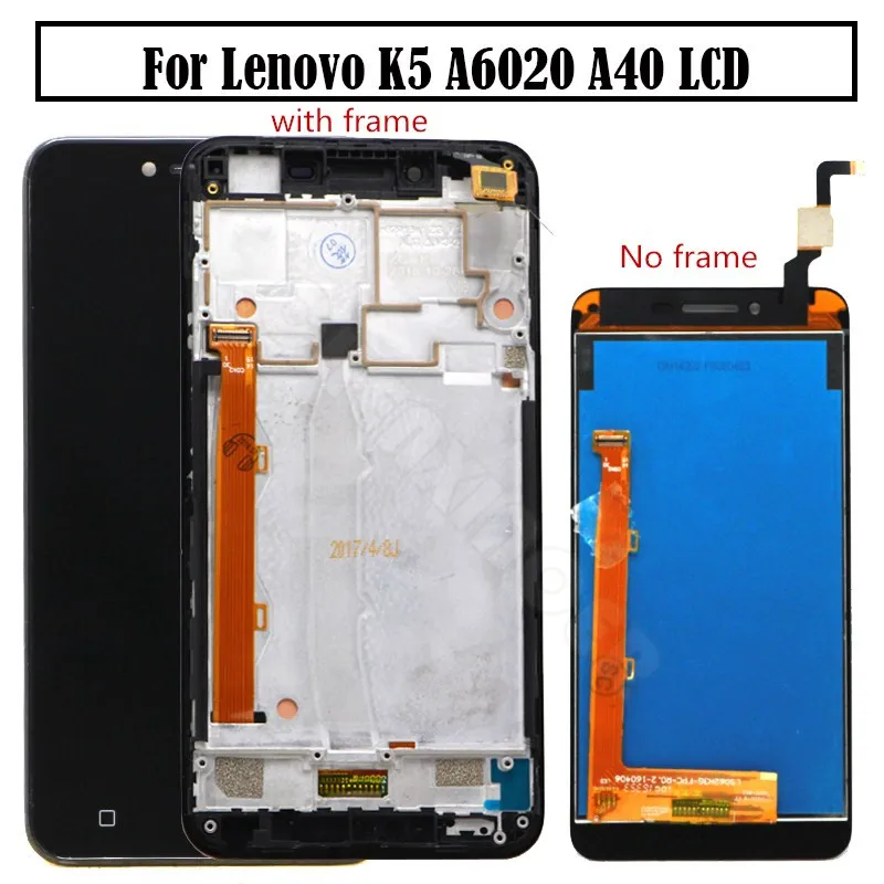 Для Lenovo K5 ЖК-дисплей ЖК-кодирующий преобразователь сенсорного экрана в сборе
