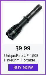 UniqueFire 1605 IR 940NM светодиодный светильник-вспышка 67 мм объектив инфракрасный светильник ночного видения фонарь 3 режима перезаряжаемый комплект для охоты
